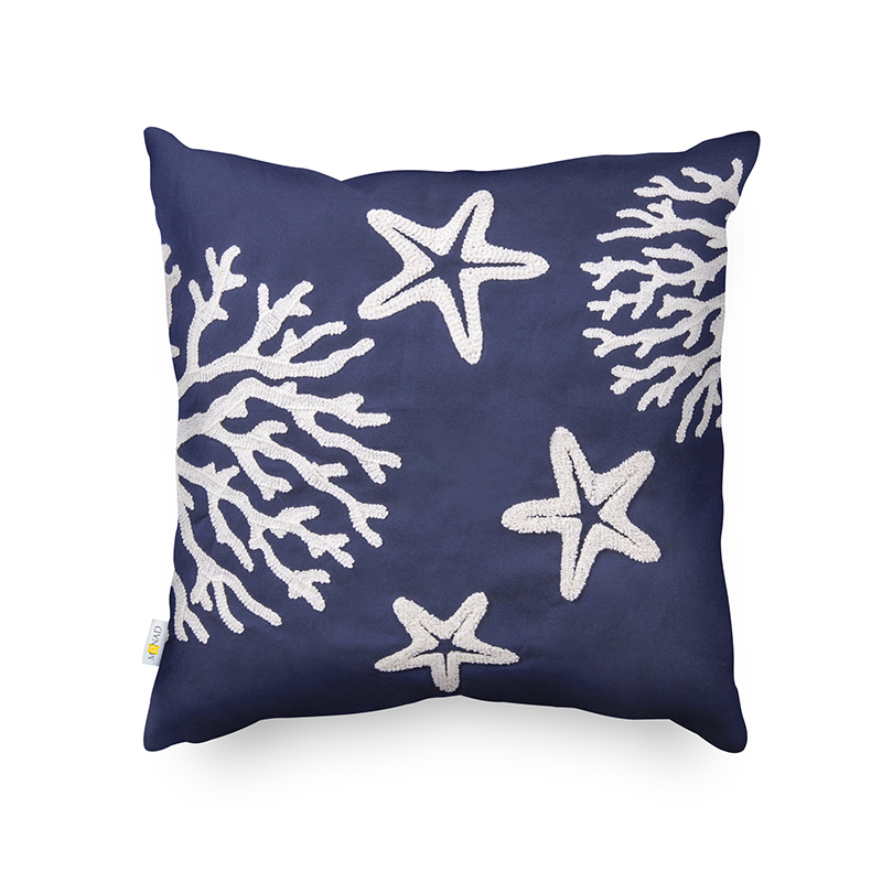 Ocean Series Embroidery Cushion Covers