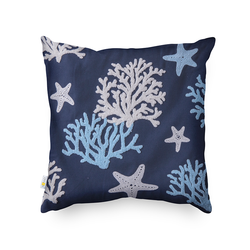 Ocean Series Embroidery Cushion Covers