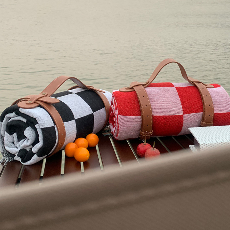 PU Leather Outdoor Picnic Blanket 