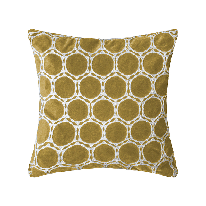 MEC0349 Modern Geometric Circles Embroidery Cushion Covers