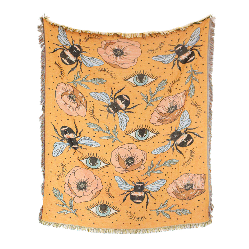 MWB0023-MWB0054 Boho Style Woven Jacquard Blanket