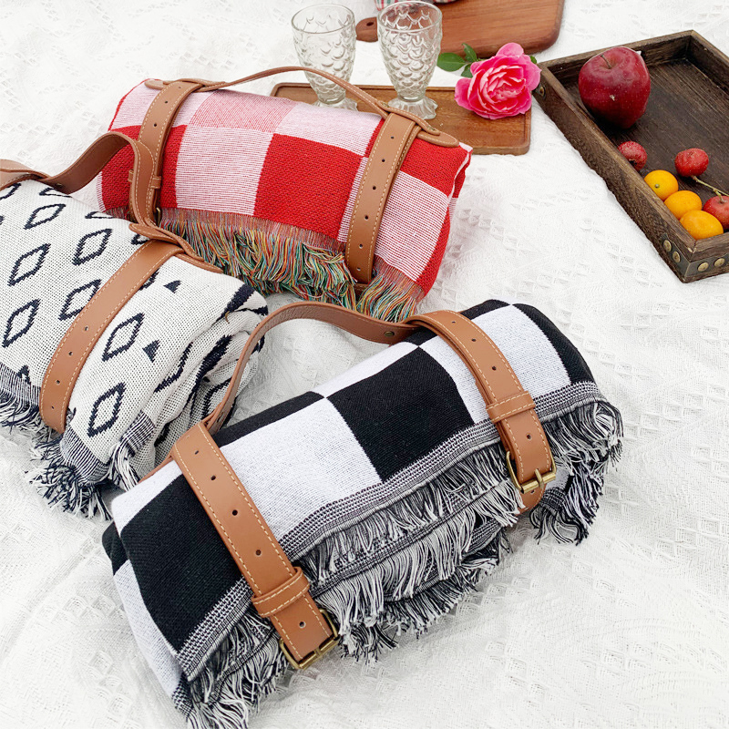 PU Leather Outdoor Picnic Blanket 
