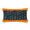 PE9524C To PE9527C Navy Printed And Tufted Cushion Cover