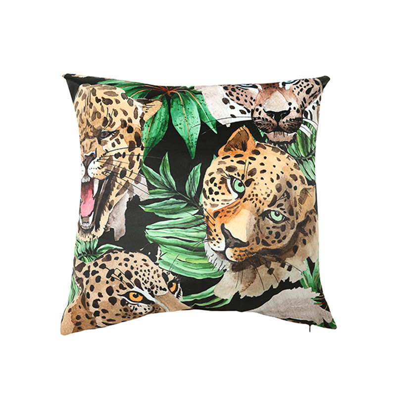 PE9412P-PE9416P Leopard Printed Cushion Covers